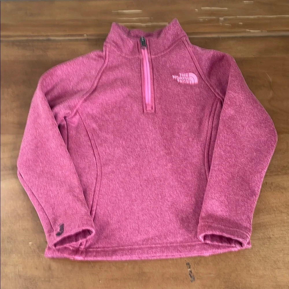 The North Face Kids Pink Fleece Pullover Size XS